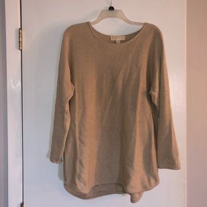 Michael Kors woven tan sweater